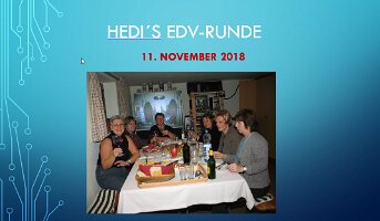 20181108 Hedis EDV-Runde