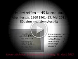 Schülertreffen 13. Mai 2011 und 24. April 2009 mit Namen