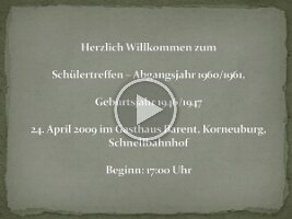 Schülertreffen 2009