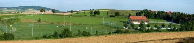 Panorama Fussballplatz