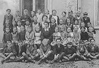 Volksschule Großrußbach Schuljahr 1948 1949