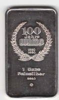 1980 100 Jahre WIMO-1 Unze Feinsilber